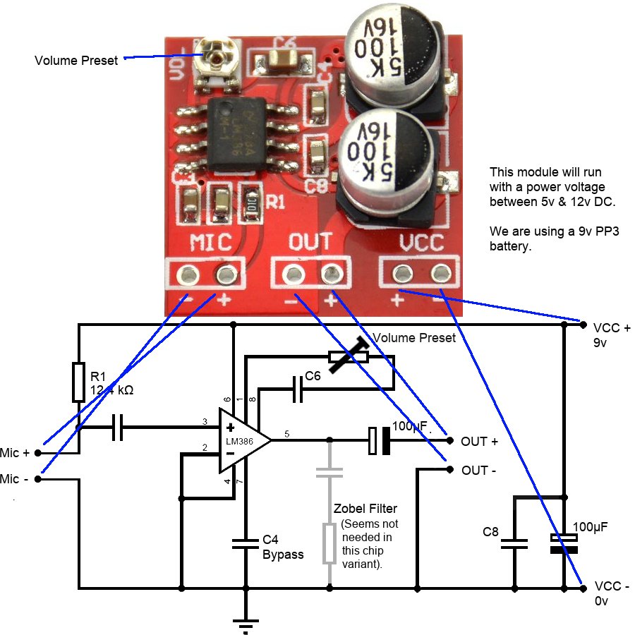 electret circuit module 3